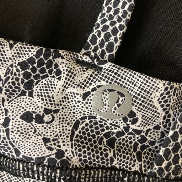 Lululemon Energy Bra - Inked Ice Grey Black - Picture 6 of 7